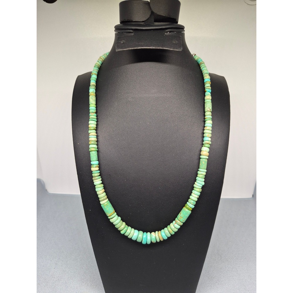 Jay King Necklace Green Turquoise Sterling Silver Mine Finds Bead - Picture 10 of 12